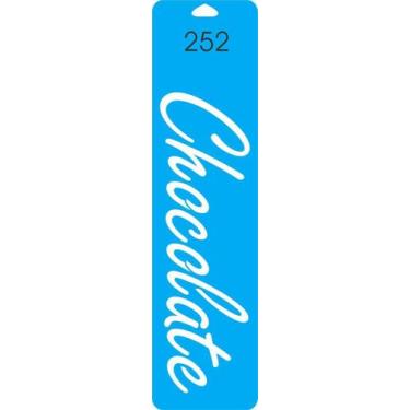 Imagem de Estêncil chocolate M - cód. 252 - Duna Atelier