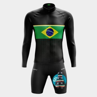 Imagem de Conjunto de Camisa Masculina Camisa Manga Longa PRO Proteção Uv Bolsos