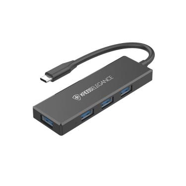 Imagem de Hub Adaptador Kross Usb-c X 4-usb 3.0 - Ke-uc4163