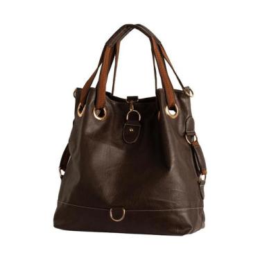 Imagem de Bolsa Feminina Estilo Saco Grande Luxo Casual Moderna Maxi Ombro eTran