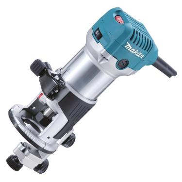 Imagem de Tupia Eletrônica 6mm Industrial 710w Com Adaptador Coletor Bolsa Acessórios Rt0700cx3 220v Makita