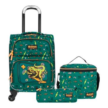 Imagem de Genérico, Kit Malinha Spedy Pack Dinossauro Xtrem Lancheira Estojo