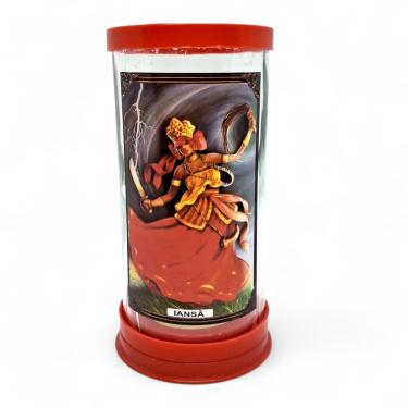 Imagem de Castiçal Porta Velas de 7 Dias e Palito Insã Guerreira 16 cm
