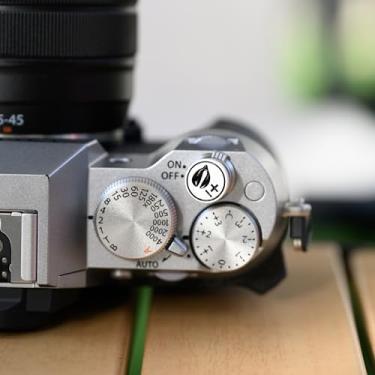 Imagem de JJC Botão de liberação suave da câmera, botão do obturador para Fuji Fujifilm X-M5 X-T5 X-T4 X-50T X-T30 III II X-PRO3 X00VI X100V X100 X-E5 X-E4 X Half Leica Q3 M10 M9 RX10 IV RX10 III Nikon Zf Df