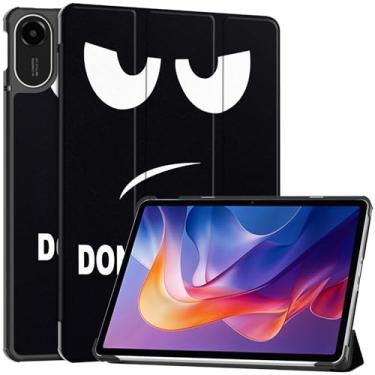 Imagem de Capa inteligente para Xiaomi Redmi Pad 2 de 11 polegadas 2025, capa inteligente Ratesell leve com três dobras com função despertar/hibernar automática para Xiaomi Redmi Pad 2 de 11 polegadas, Don't