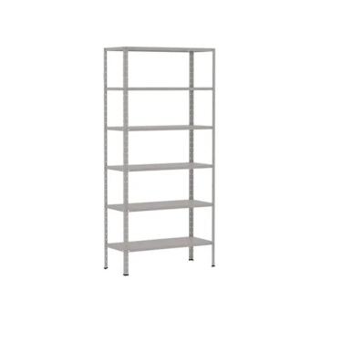 Imagem de Estante LR Leve Reforçada 1,98m x 92cm x 40cm Amapá Cinza