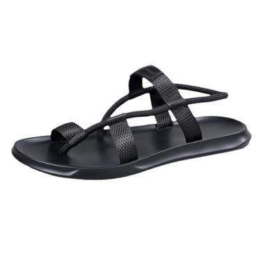 Imagem de Sandálias Casuais Para Homem Ajustáveis Com Suporte Para O Arco Do Pé Corretoras De Joanete, Chinelos Corretores De Dedos Respiráveis ​​e Antiderrapantes, Para O Pai, Correção Dos Pés(40 EU)