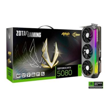 Imagem de Gpu Zotac Gaming Geforce RTX 5080 AMP EXTREME INFINITY 16GB GDDR7 ZT-B