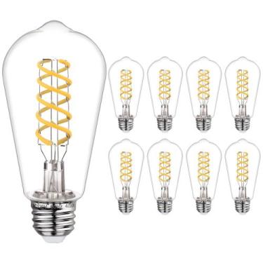 Imagem de Lâmpadas LED Austin Coast Dimmable Vintage Edison 6W 4000K