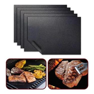 Imagem de Mantas de Churrasco Teflon Grill para Cozinha Grelha Chapa