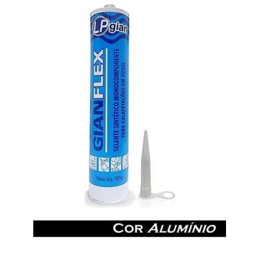 Imagem de Adesivo Selante Gian Flex para Farol / Lanterna / Bau - Cor Alumínio -