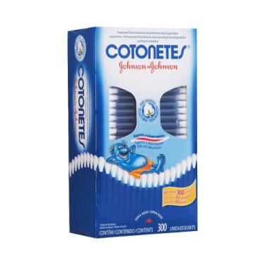 Imagem de Hastes Flexíveis Cotonetes Johnson 300 Unidades, 300 Unidades