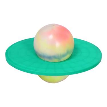 Imagem de MotiveTech Bola Quicando para Crianças, Exercício de Desenvolvimento de Habilidades de Coordenação, Bola de Equilíbrio para Meninos E Meninas, Verde