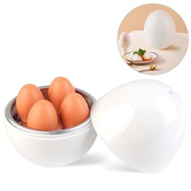 Imagem de Egg Cooker Recipiente De Cozinhar Ovo Micro-Ondas Saudável
