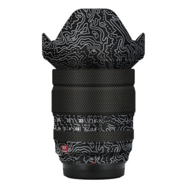 Imagem de XF 16-55 II Anti-riscos para lente de câmera película adesiva adesiva para Fujifilm XF 16-55 mm F2.8 II película protetora decalques de vinil (contorno preto branco)