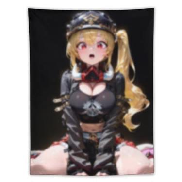 Imagem de LIEGBMEU Sexy Bikini Hot Anime Girl Tapeçaria 152.4 cm x 203.2 cm Interior Exterior Wall Quilt Art Decoração de Tapeçaria Caprichosa, AF198