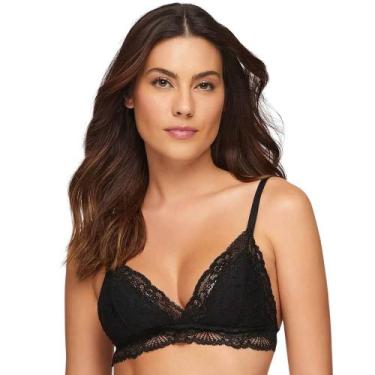 Imagem de Sutiã Rendado Sem Bojo Valisere 24144/2414-4 - Cosmopop, Preto, P