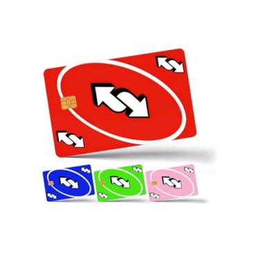 Imagem de Pacote com 4 adesivos de cartão de crédito, adesivos fofos para cartão de débito, capas de vinil decorativas de PVC à prova d'água para Visa/MasterCard/Amex, design personalizado antiderrapante, fácil