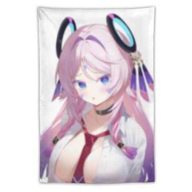 Imagem de LIEGBMEU Sexy Bikini Hot Anime Girl Tapeçaria 101.6 cm x 152.4 cm Interior Exterior Wall Quilt Art Decoração de Tapeçaria Caprichosa, AF310