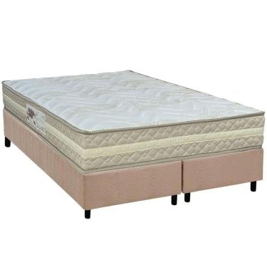 Imagem de Conjunto Box Queen: Colchão Espuma Paropas AG65 Master Clean + Base CRC Suede Clean (158x198)