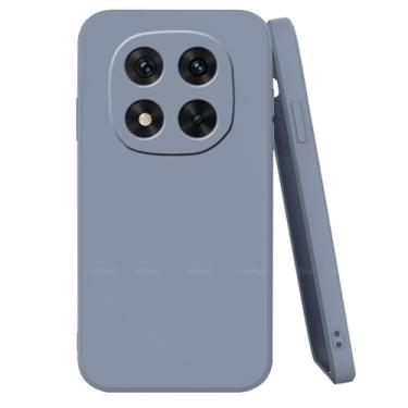 Imagem de Adequado para capa de celular Xiaomi Poco X7 Pro Capa à prova de choque de silicone líquido para celular painel traseiro TPU capa inferior macia adequada para capa de celular Poco X7 X 7, cinza lavan