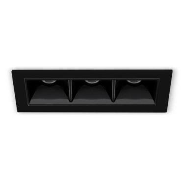 Imagem de Spot Led Picco Embutir 7w Branco Quente 2700k 560lm Preto 34 Bivolt Ip