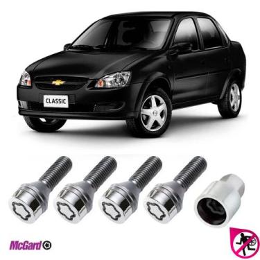 Imagem de Kit Parafuso Trava Antifurto Roda Chevrolet Classic Original - MCGARD