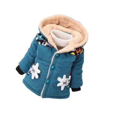 Imagem de casaco infantil jaqueta inverno blusa frio sobretudo pronta entrega - 