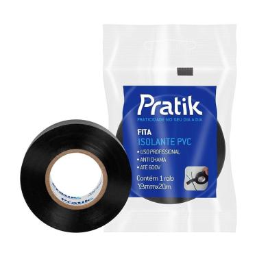 Imagem de Fita Isolante Pratik 19mmx20m Preta SM
