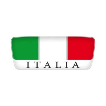 Imagem de Adesivo Da Bandeira Italiana Tricolor Para Moto Ducati Vespa GTS 300 G