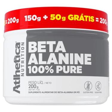 Imagem de Beta Alanina Atlhetica Nutrition 200g Pré Treino Sem Cafeína