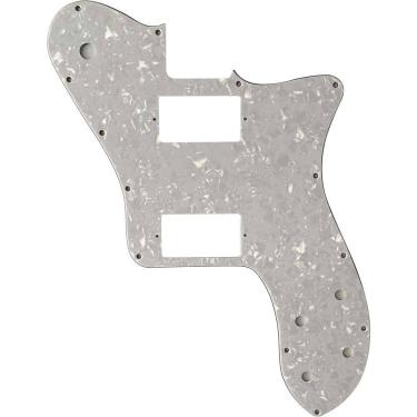 Imagem de Escudo Ronsani P/ Guitarra Tele 72 Deluxe - White Pearl 4Ply 814