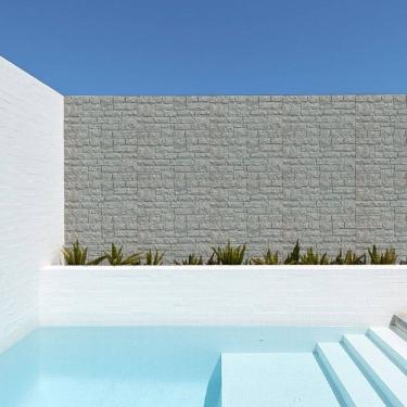 Imagem de Revestimento de Parede Pedra Leve Decorativa Tijolinho 120cm X 60cm X 2,5cm Formaco Decor Espada de Metal