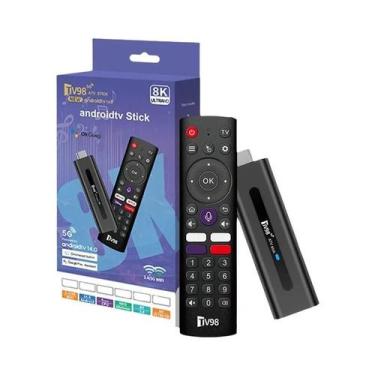 Imagem de Stick De TV Inteligente 8K 4K Android 14 Allwinner H618 Quad Core Cort