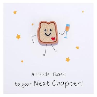 Imagem de Presente engraçado Next Chapter Toast Token para mulheres - formatura, novo emprego, divórcio, presente de início de faculdade para ela, colega de trabalho, presente de colega de trabalho, lembrança