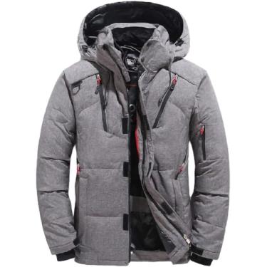 Imagem de Jaqueta De Inverno Para Homens Jaqueta De Esqui Impermeável Parka Jaqueta De Trabalho Ao Ar Livre Com Capuz Removível Para Acampamento De Inverno Viajando E Caminhando, C, M