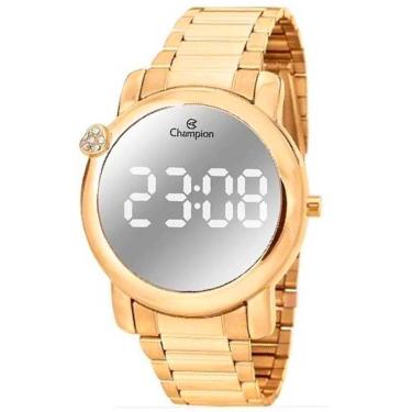Imagem de Relógio CHAMPION feminino digital dourado CH48064B