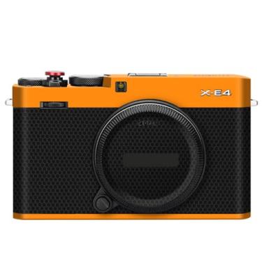 Imagem de Película protetora premium X-E4 para câmera premium antirarranhões para decalques FujiFilm X-E4 XE4 (laranja fosco)