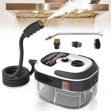 Imagem de Zenkon Limpador a Vapor, Higienizador a Vapor Pressurizado de Alta Temperatura 220V, Vaporeto de Limpeza Portátil 2500W, Aquecimento Rápido em 10 Segundos, Vem com 3 Cabeças de Escova