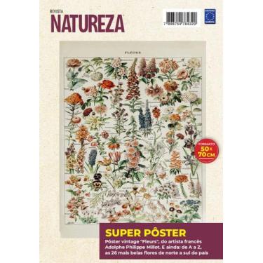 Imagem de Pôster Natureza - Adolphe Philippe Millot: Fleurs 50cm x 70cm - Editor