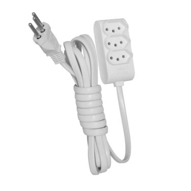 Imagem de EXTENSÃO ELÉTRICA SMART 3 TOMADAS COM CABO 1,5 METROS 10A 2P+T - FAME
