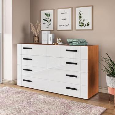 Imagem de Cômoda 8 Gavetas Lisboa Politorno Móveis