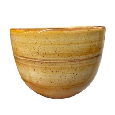 Imagem de Bowl de Cerâmica para Sopa, Caldos e Massas 700ml – Tigela Resistente para Uso Diário (AMARELO)