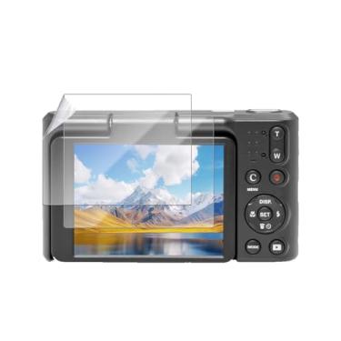 Imagem de YAJOJO Pacote com 2 protetores de tela para KODAK PIXPRO C1 - Película PET macia para câmera digital KODAK PIXPRO C1, antiarranhões, antiimpressões digitais, película transparente HD