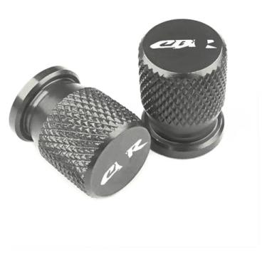 Imagem de Tampa da haste da porta de ar do núcleo da válvula de pneu, acessórios de motocicleta CNC compatíveis com CBR 300R 500R 650R 650F 600RR 1000RR 954 RR (titânio)