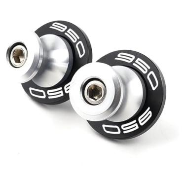 Imagem de Acessórios de motocicleta CNC bobinas deslizantes de braço oscilante tampa de parafusos compatíveis com GSX-S950 GSXS950 GSX-S GSXS 950 2021 2022 (prata)