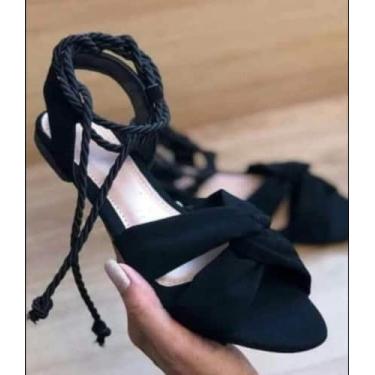 Imagem de Rasteirinha amarração - Jaqueline Sapatos 