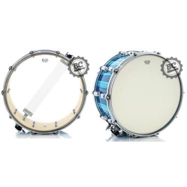 Imagem de Kit de Peles de Caixa Remo Encore Ambassador Coated 14 e Hazy 14 Resposta (10632)