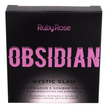 Imagem de Iluminador e Sombra Cream Mystic Glam Obsidian Ruby Rose Quartz
