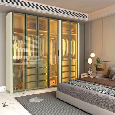 Imagem de Modulado com 6 Portas 262,2cm X 240cm 100% Mdf Mod 011 Innova Off White